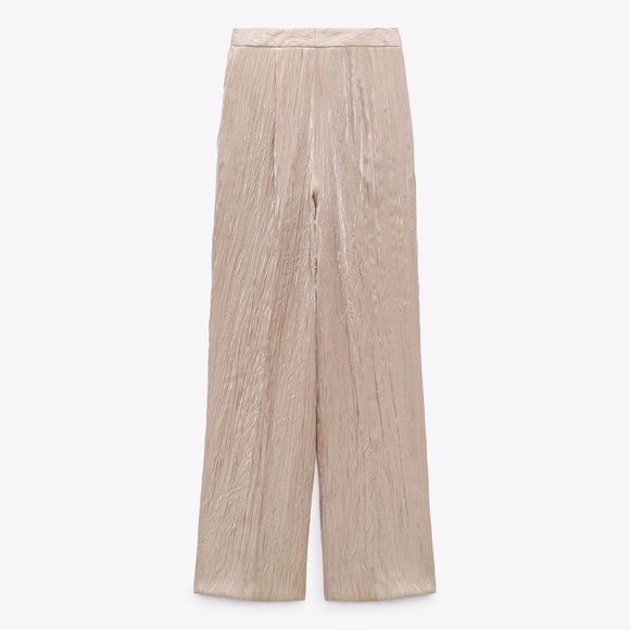 Zara Beige Blazer Pants Suit Size XS NWT New - Picture 9 of 10